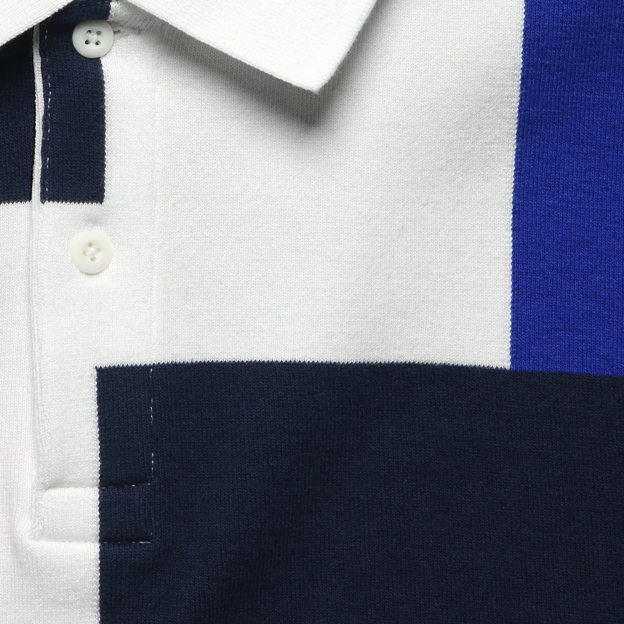 
                          Color Block Rugby Polo - Multi - BEAMS+ - STAG Provisions - Tops - L/S Knit
                        