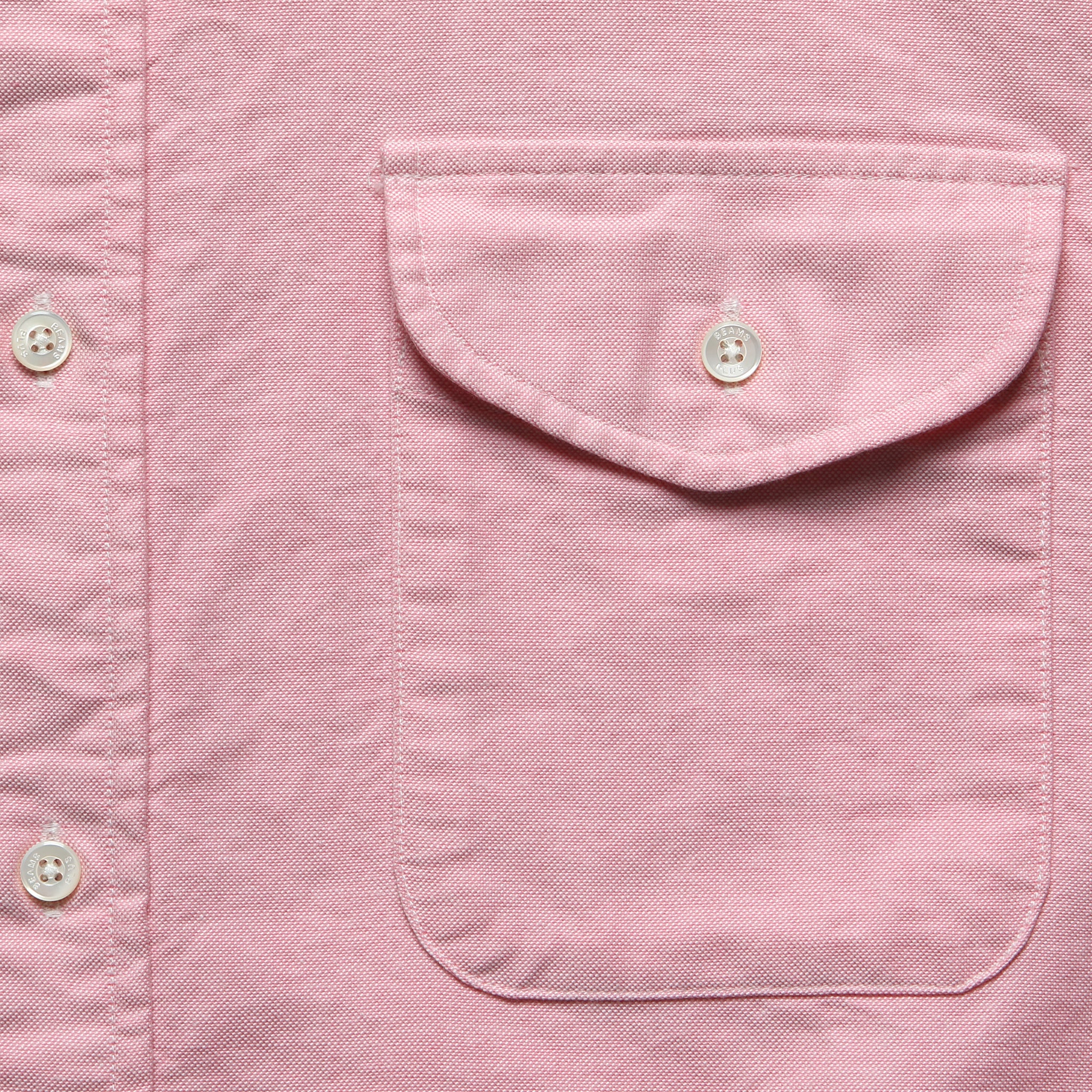 
                          Short Sleeve Oxford Shirt - Pink
                        