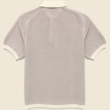 Washi Knit Polo - Off White - BEAMS+ - STAG Provisions - Tops - S/S Knit