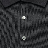 Washi Knit Polo - Black - BEAMS+ - STAG Provisions - Tops - S/S Knit
