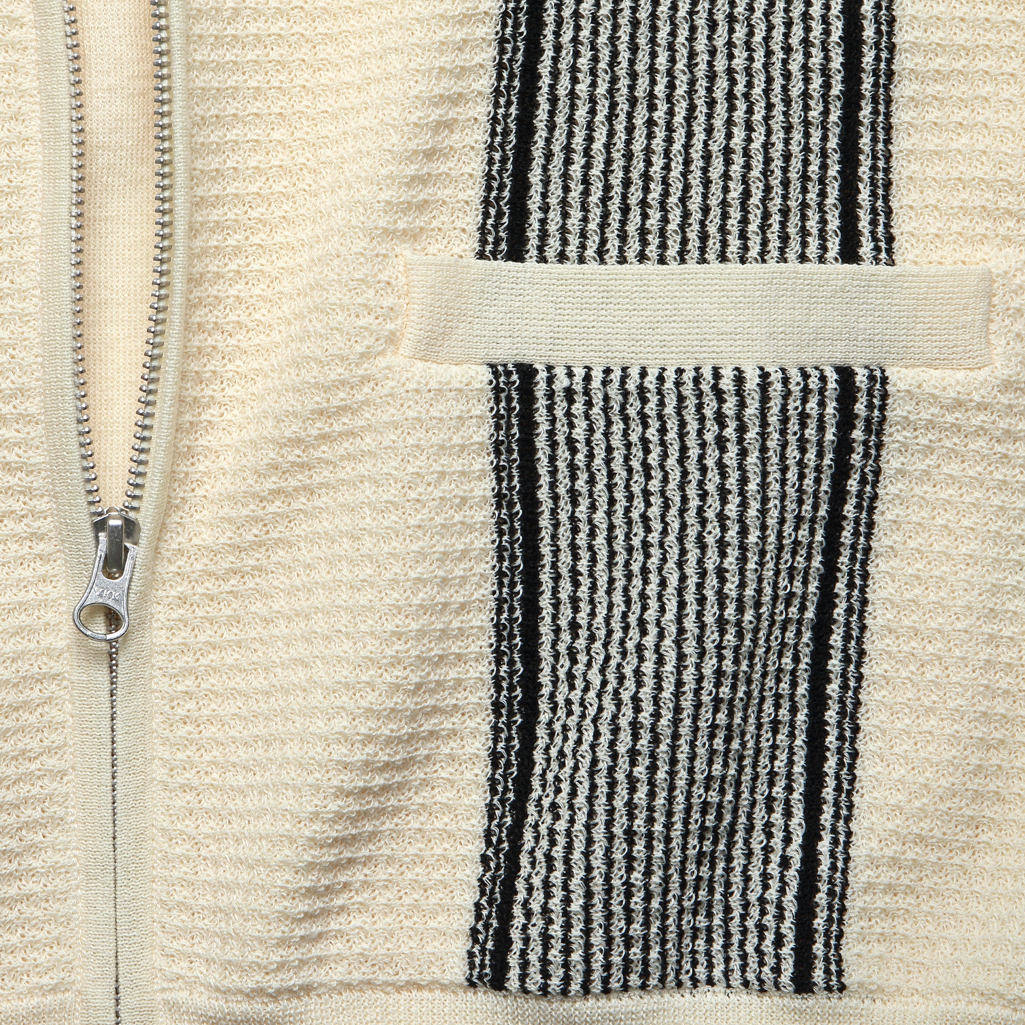 
                          Zip Knit Polo - Off White
                        