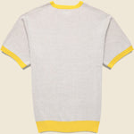 Knit Jacquard Bird Tee - Yellow - BEAMS+ - STAG Provisions - Tops - S/S Knit