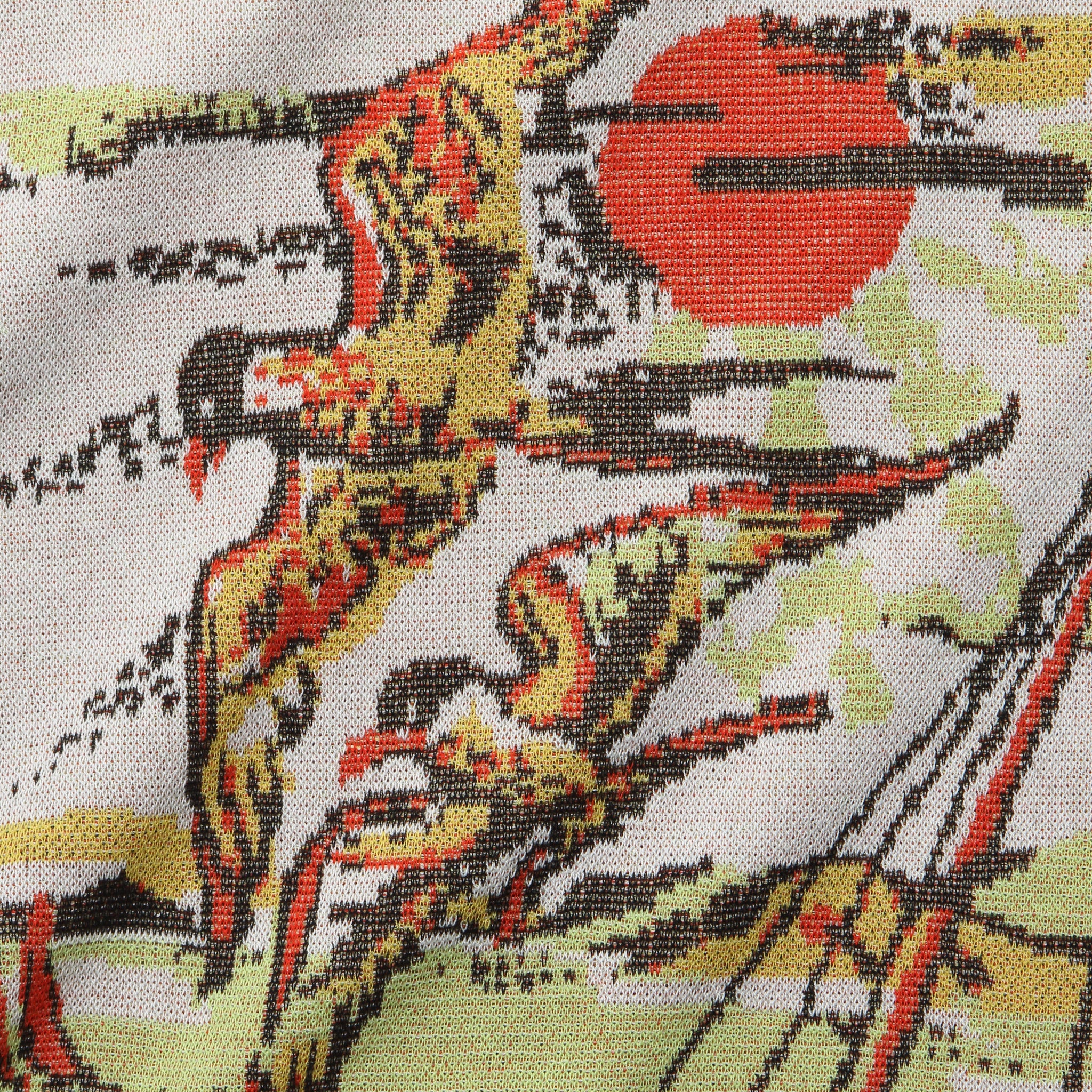 Knit Jacquard Bird Tee - Yellow - BEAMS+ - STAG Provisions - Tops - S/S Knit