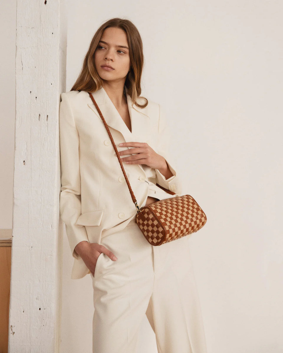 Gigi Crossbody - Caramel/Sienna Check