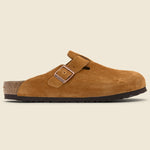 Boston Suede Clog - Mink - Birkenstock - STAG Provisions - Shoes - Sandals / Flops