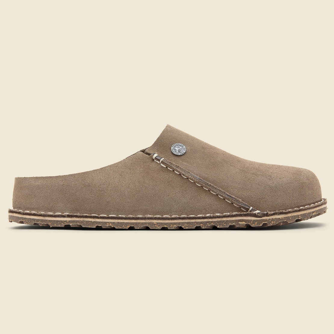 Birkenstock Zermatt 365 Suede Slipper - Gray Taupe