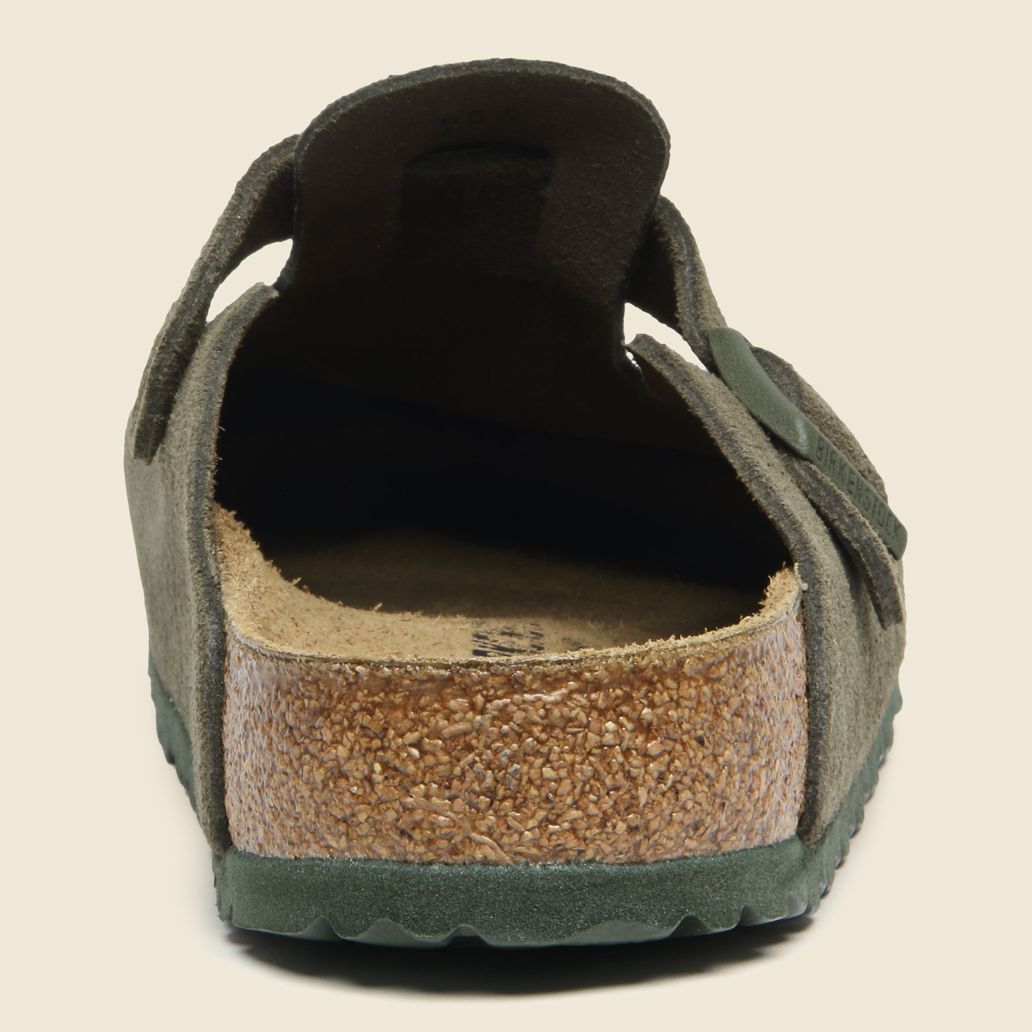 Boston Suede Clog - Thyme - Birkenstock - STAG Provisions - Shoes - Sandals / Flops