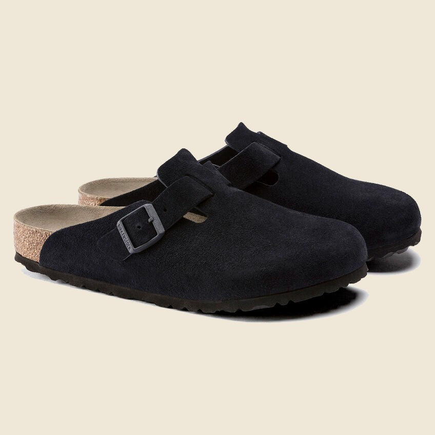 
                          Boston Suede Clog - Midnight - Birkenstock - STAG Provisions - W - Shoes - Sandals
                        