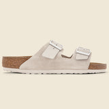 Arizona Suede Sandal - Antique White/Suede - Birkenstock - STAG Provisions - Shoes - Sandals / Flops