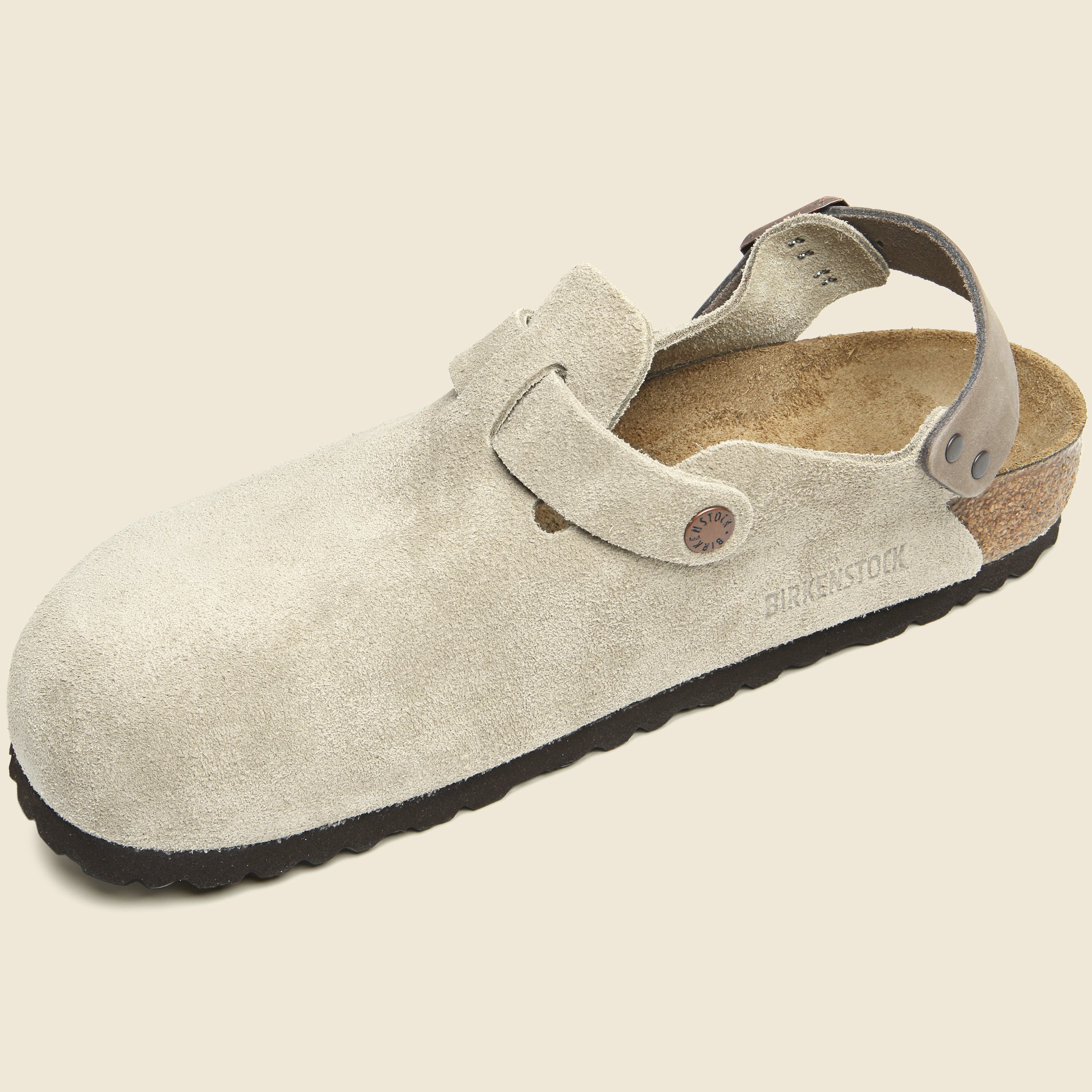 Tokio Suede Clog - Taupe - Birkenstock - STAG Provisions - Shoes - Sandals / Flops