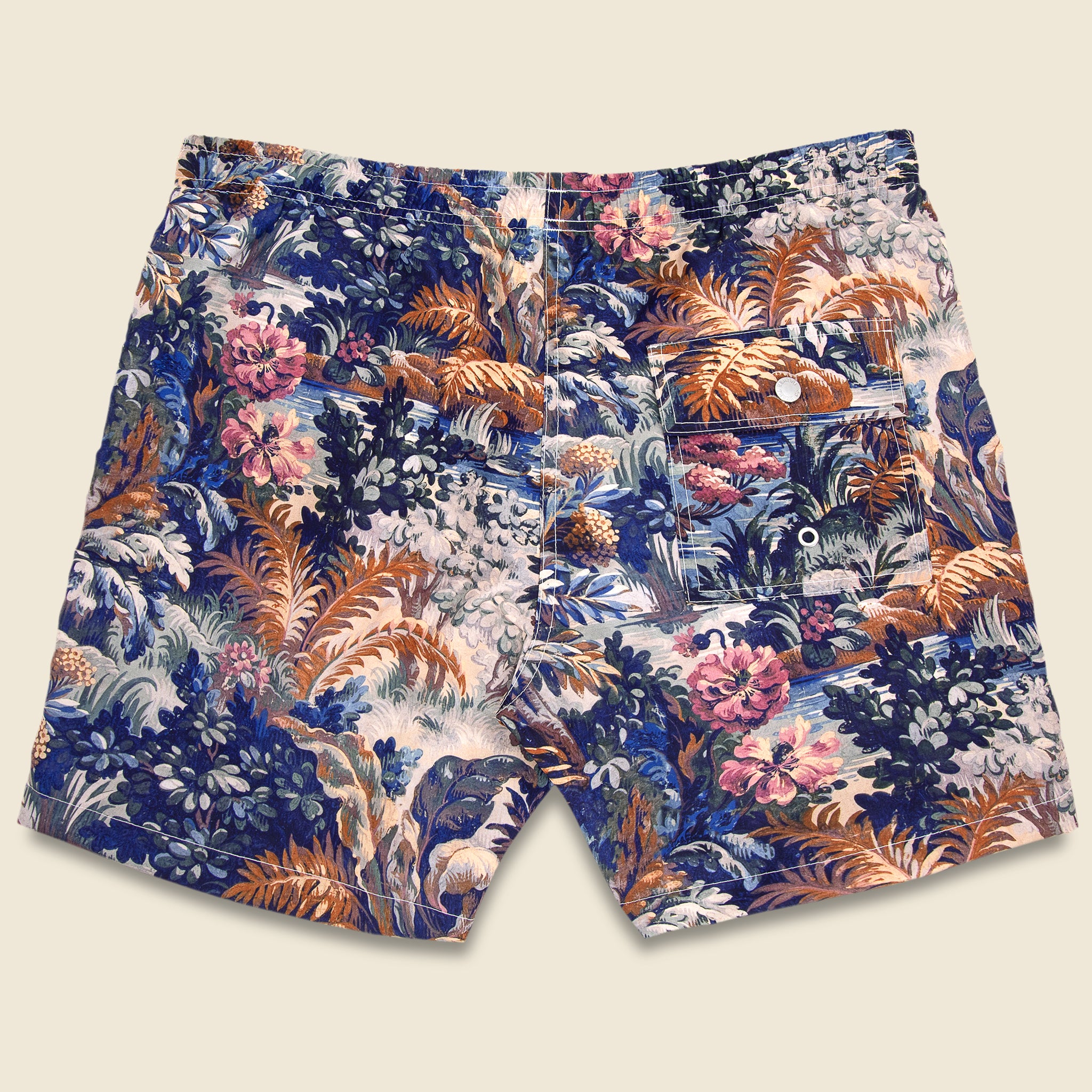 
                          Forest Swim Trunk - Blue - Bather - STAG Provisions - Shorts - Swim
                        