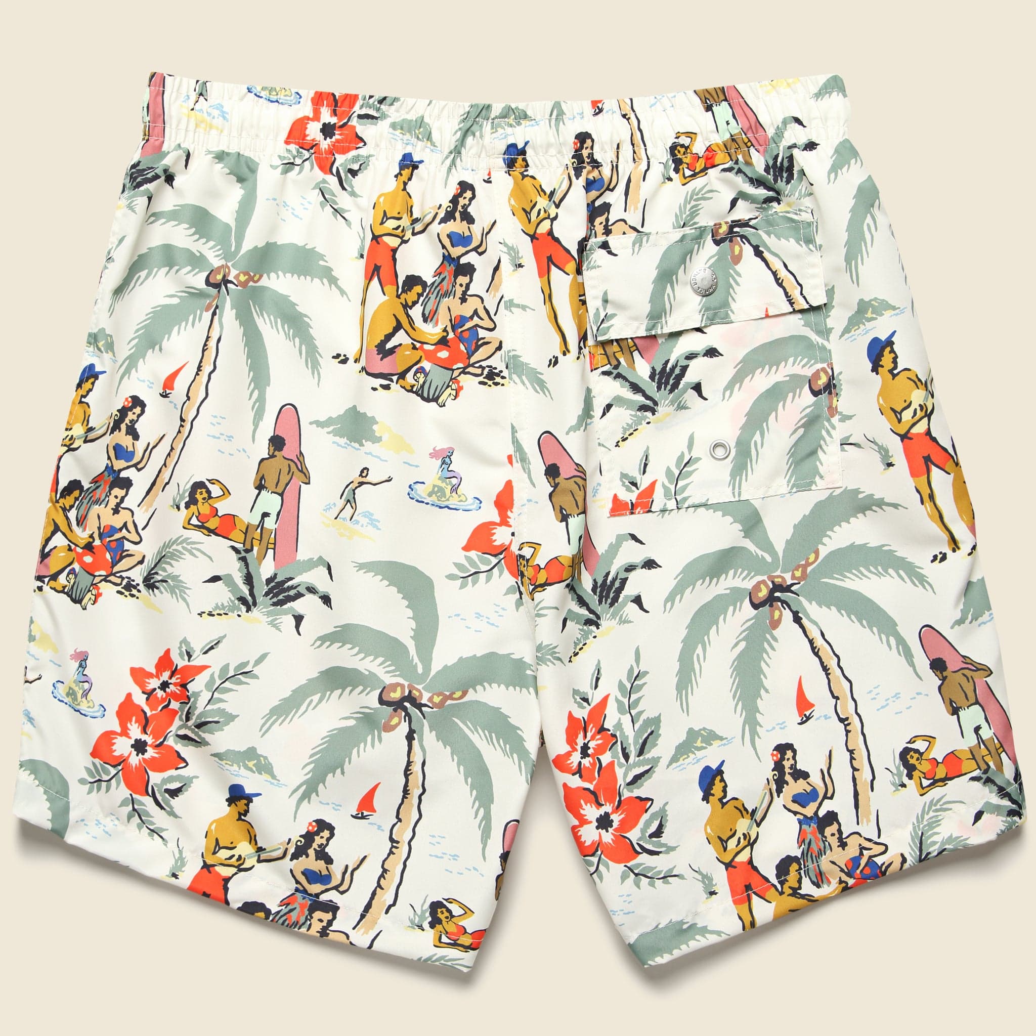 
                          Trippin Beach Swim Trunk - Natural - Bather - STAG Provisions - Shorts - Swim
                        