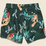 Tiger Swim Trunk - Green - Bather - STAG Provisions - Shorts - Swim