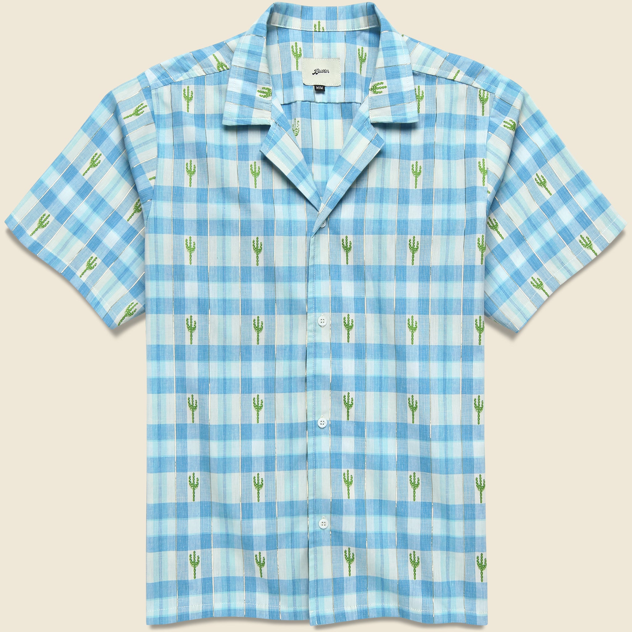 Cactus Camp Shirt - Blue