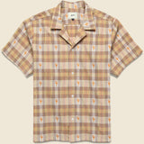 Cactus Camp Shirt - Brown - Bather - STAG Provisions - Tops - S/S Woven - Other Pattern