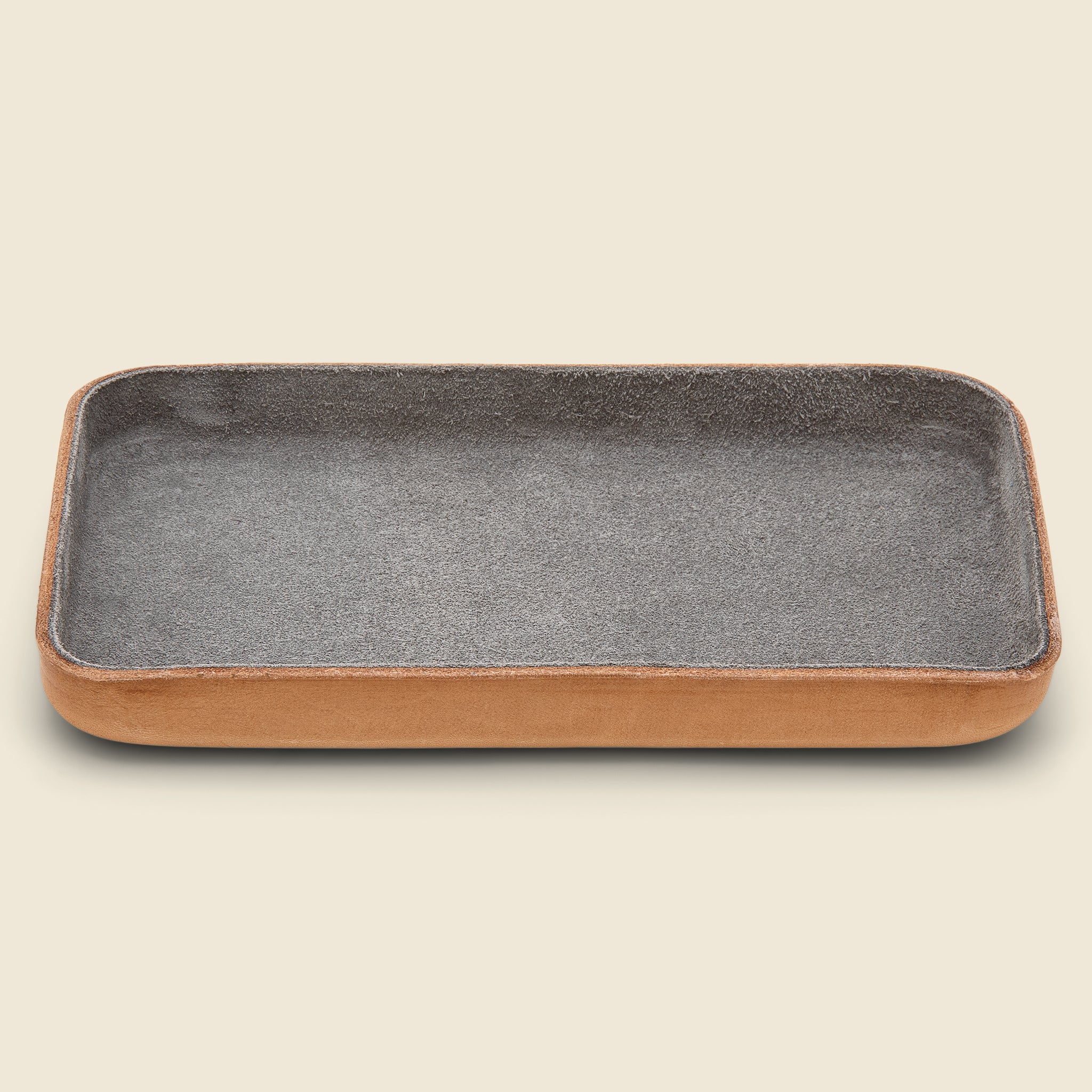 Medium Suede Tray - Grey - Home - STAG Provisions - Home - Art & Accessories - Tray