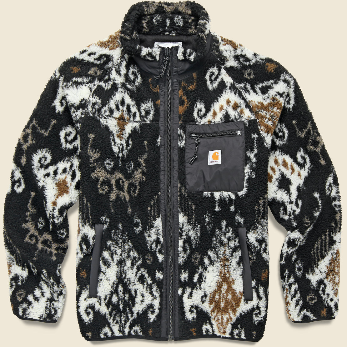 Carhartt WIP Prentis Liner  Black / Black Baru Jacquard – Page