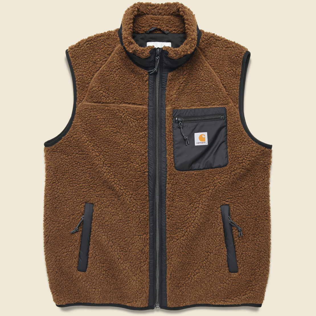 Carhartt Wip Prentis Vest Fleece Liner (baru Jacquard) in Grey for