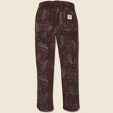 Corduroy Flint Pant - Buckeye Paisley Print - Carhartt WIP - STAG Provisions - Pants - Corduroy