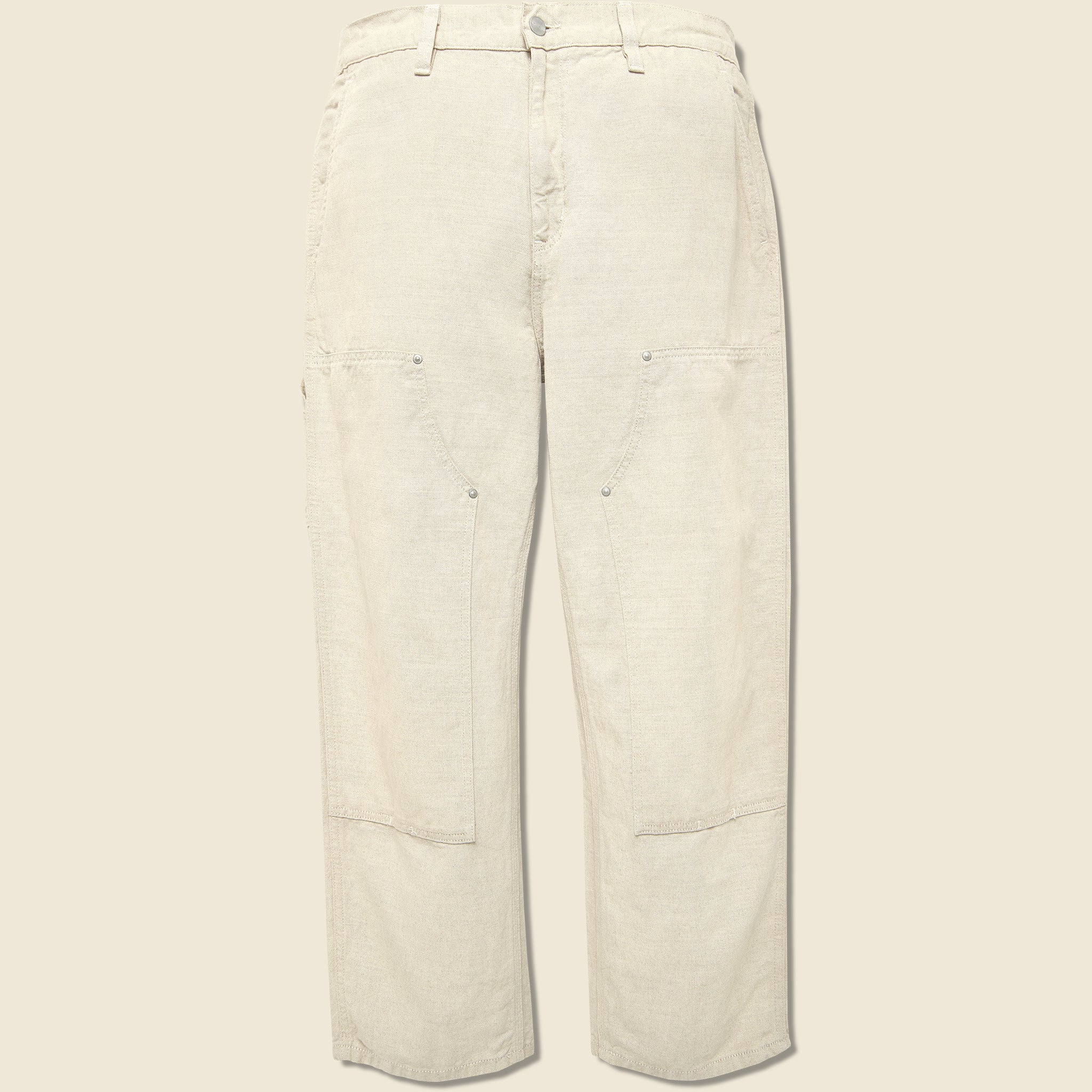 Walter Double Knee Pant - Natural