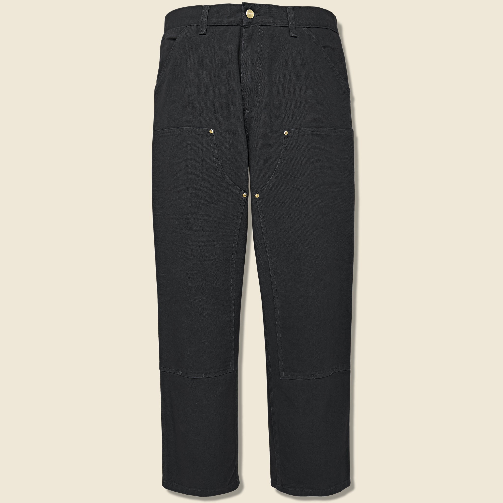 Double Knee Pant - Black Aged Canvas - Carhartt WIP - STAG Provisions - Pants - Twill