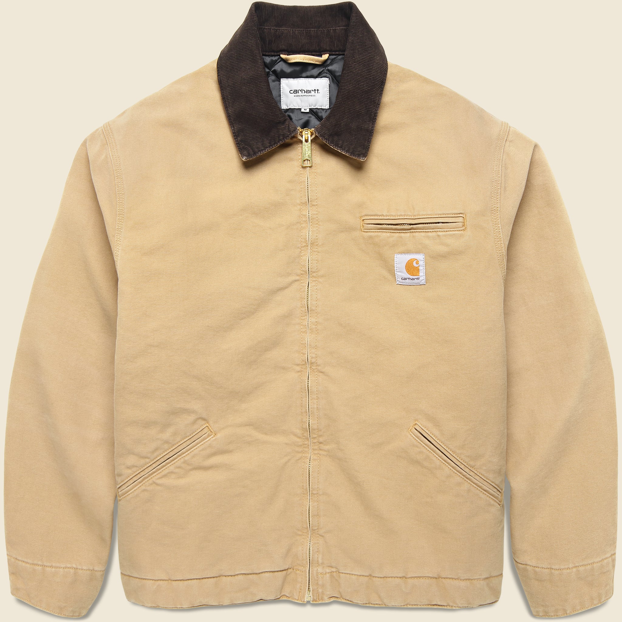 Quilt Lined OG Detroit Jacket - Dusty Hamilton Brown/Tobacco