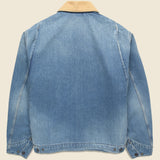 Blanket Lined OG Detroit Jacket - Blue Denim - Carhartt WIP - STAG Provisions - Outerwear - Coat / Jacket