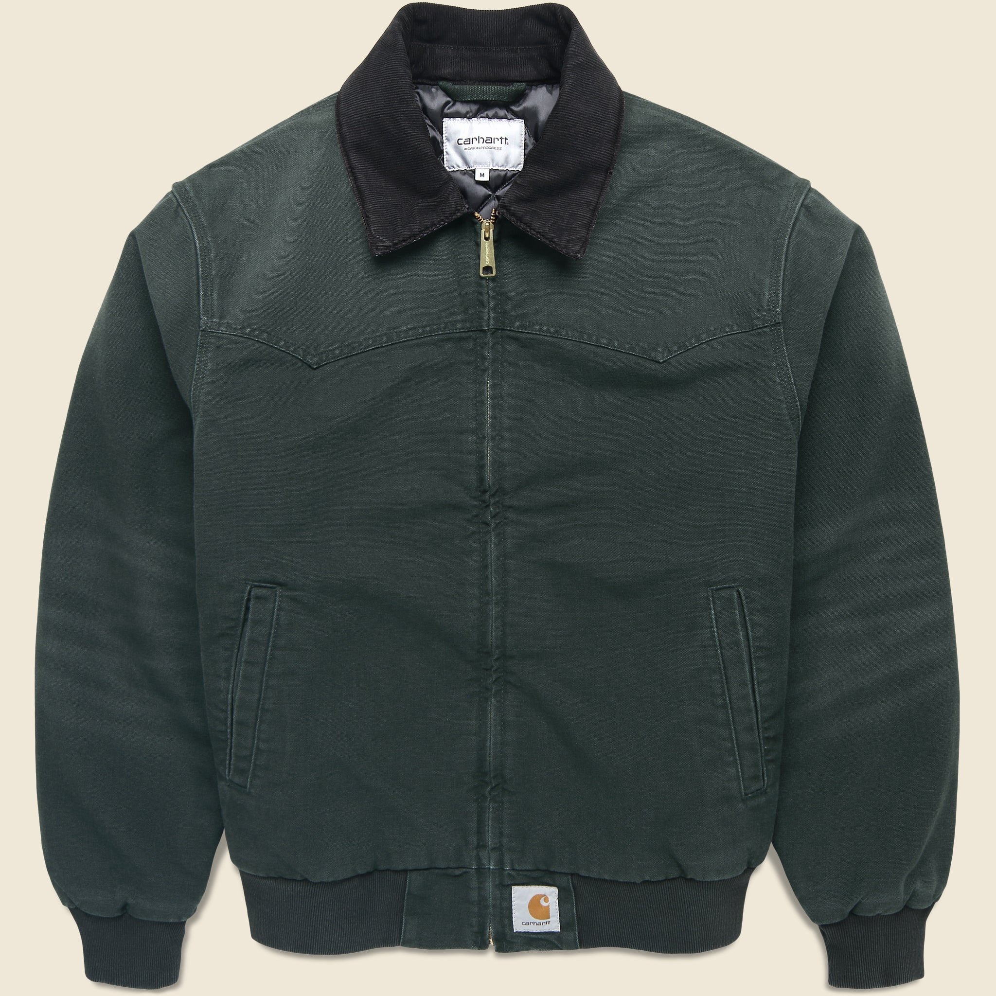 Quilt Lined OG Santa Fe Jacket - Raven - Carhartt WIP - STAG Provisions - Outerwear - Coat / Jacket