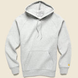 Hooded Chase Sweatshirt - Ash Heather/Brown - Carhartt WIP - STAG Provisions - Tops - Fleece / Sweatshirt