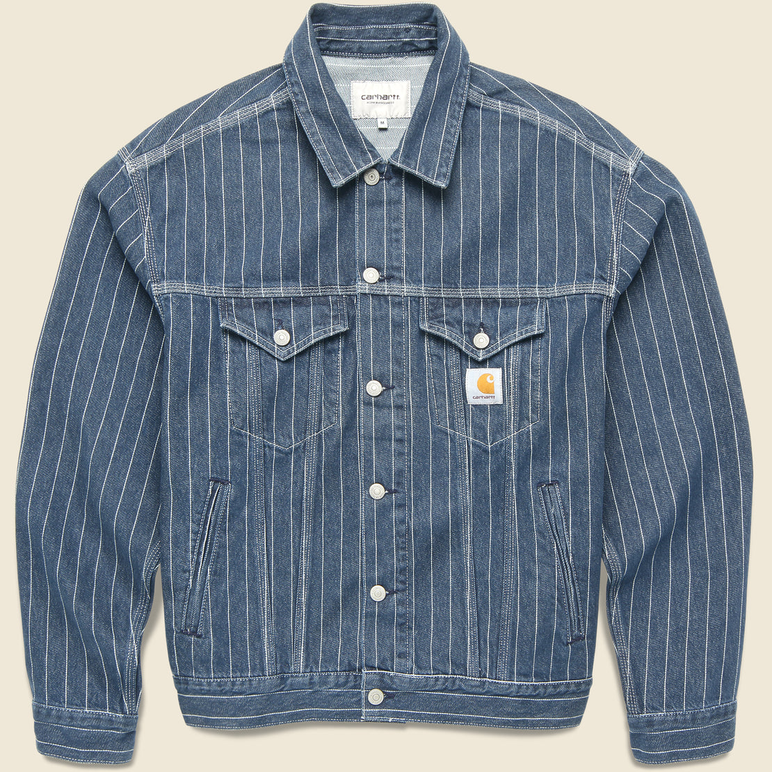 Carhartt WIP Orlean Jacket - Blue/White Orlean Stripe
