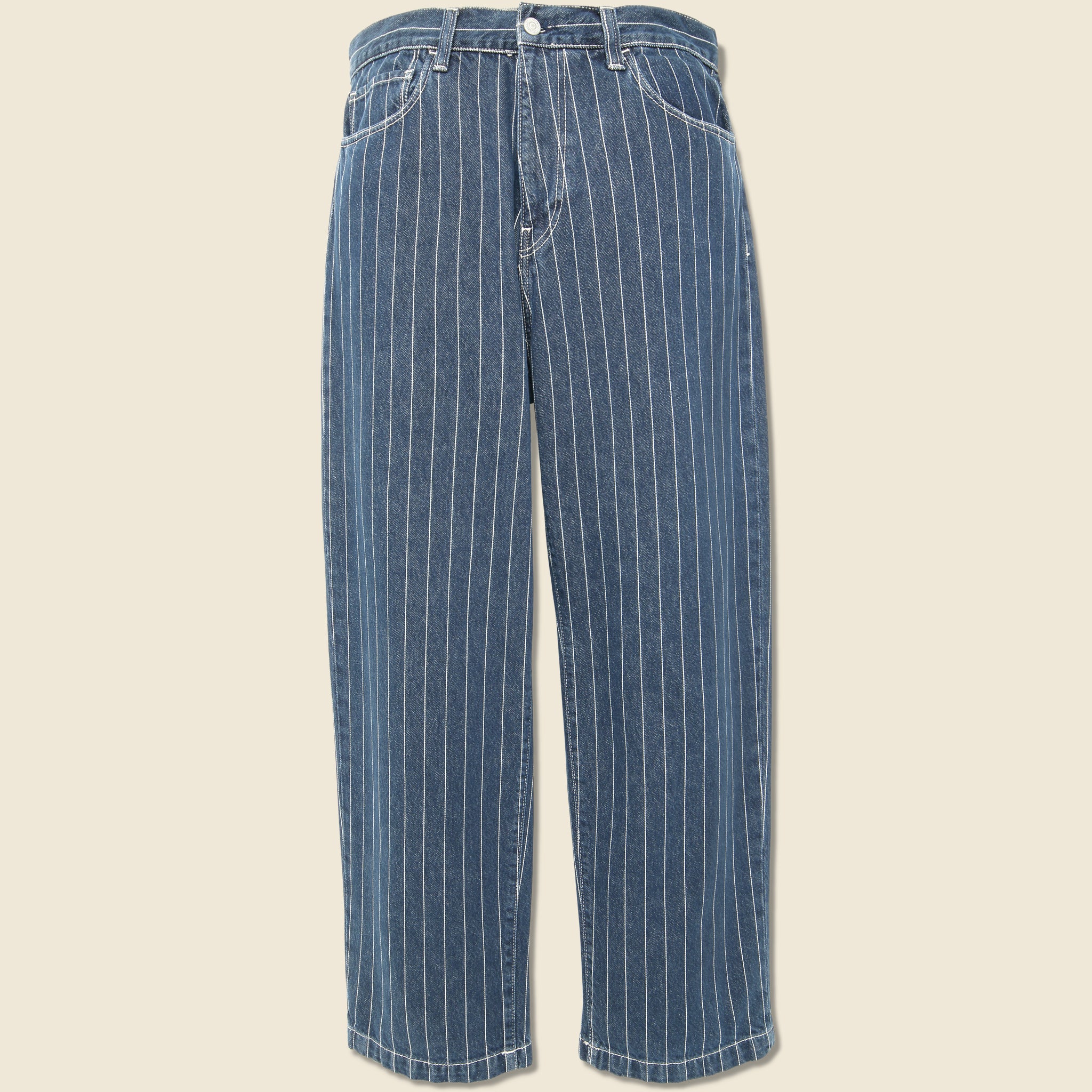 Orlean Pant - Blue/White Orlean Stripe - Carhartt WIP - STAG Provisions - Pants - Twill