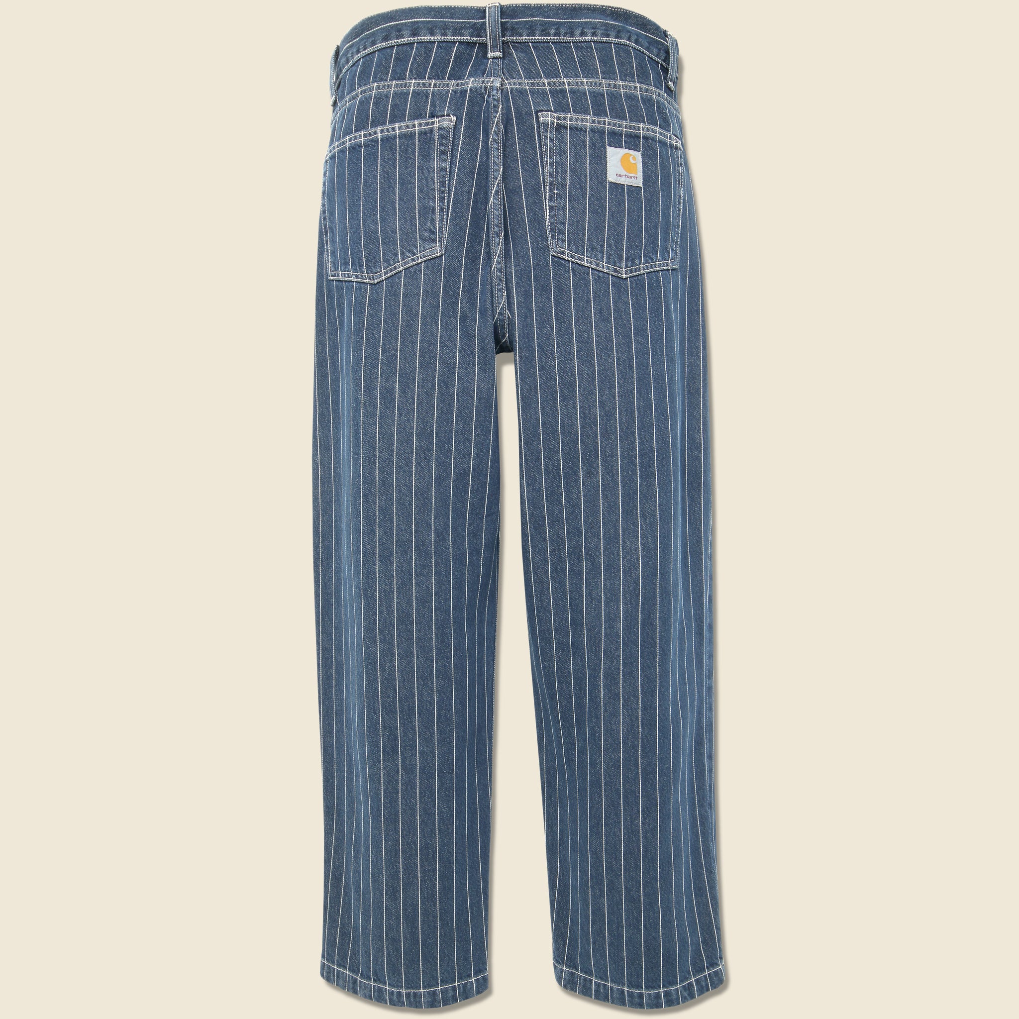 
                          Orlean Pant - Blue/White Orlean Stripe - Carhartt WIP - STAG Provisions - Pants - Twill
                        