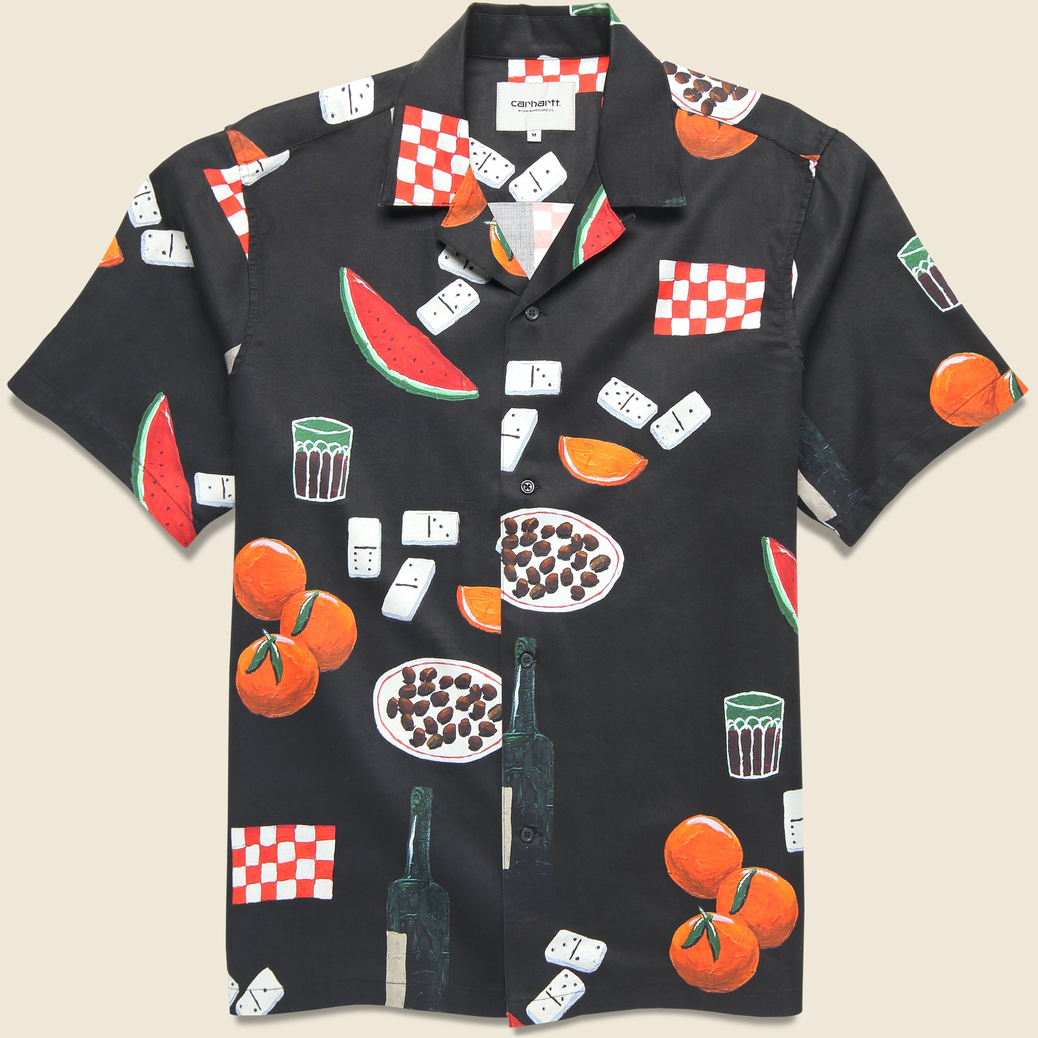 Isis Maria Dinner Shirt - Black - Carhartt WIP - STAG Provisions - Tops - S/S Woven - Other Pattern