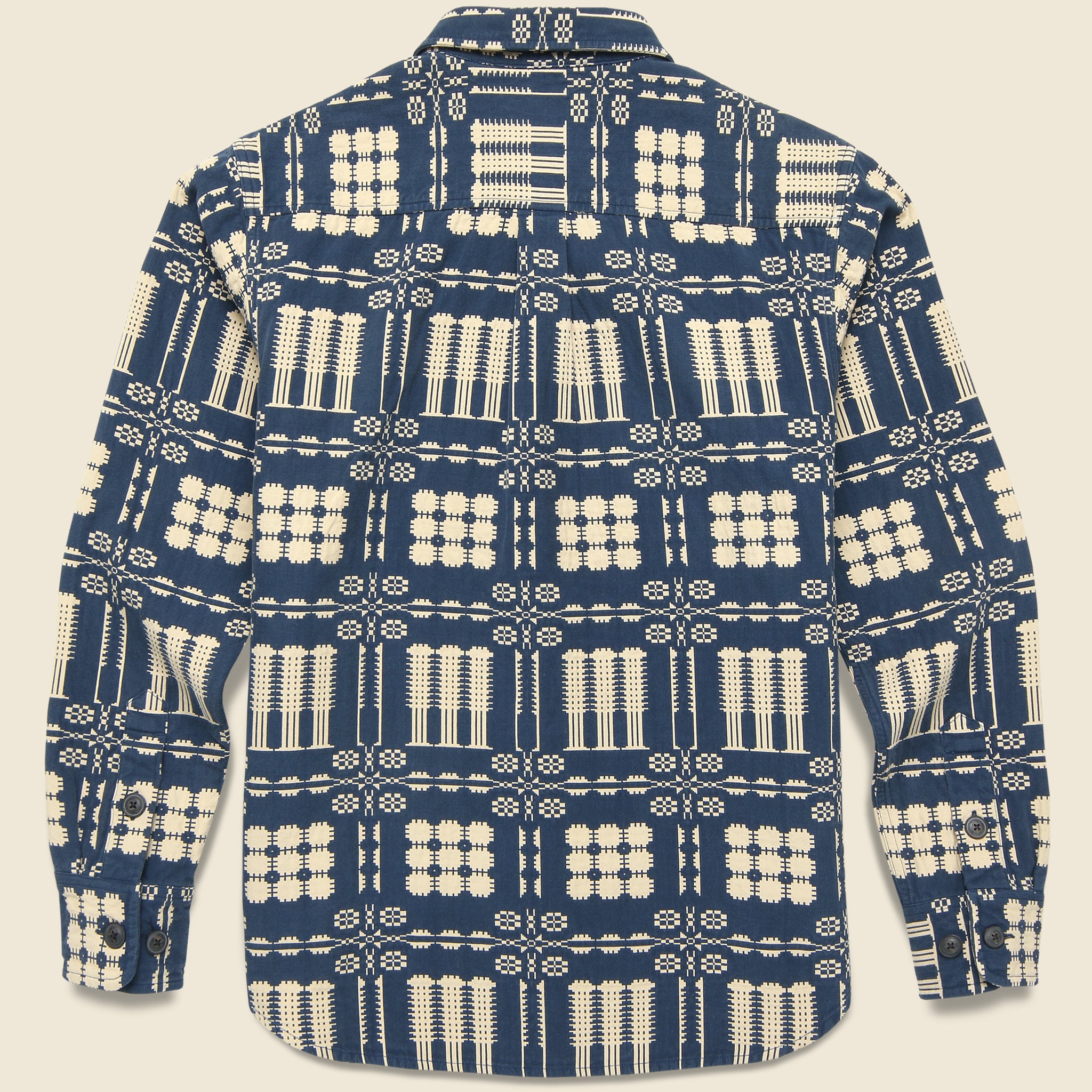 Lancaster Jacket - Navy - Corridor - STAG Provisions - Tops - L/S Woven - Overshirt