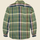 Cabin Acid Plaid Shirt - Green/Brown - Corridor - STAG Provisions - Tops - L/S Woven - Plaid