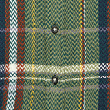 Cabin Acid Plaid Shirt - Green/Brown - Corridor - STAG Provisions - Tops - L/S Woven - Plaid