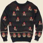 Mushroom K12 Cardigan - Black - Corridor - STAG Provisions - Tops - Sweater
