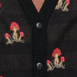 Mushroom K12 Cardigan - Black - Corridor - STAG Provisions - Tops - Sweater