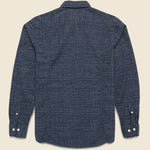 Japanese Dot Shirt - Blue/Cor Men - Corridor - STAG Provisions - Tops - L/S Woven - Other Pattern