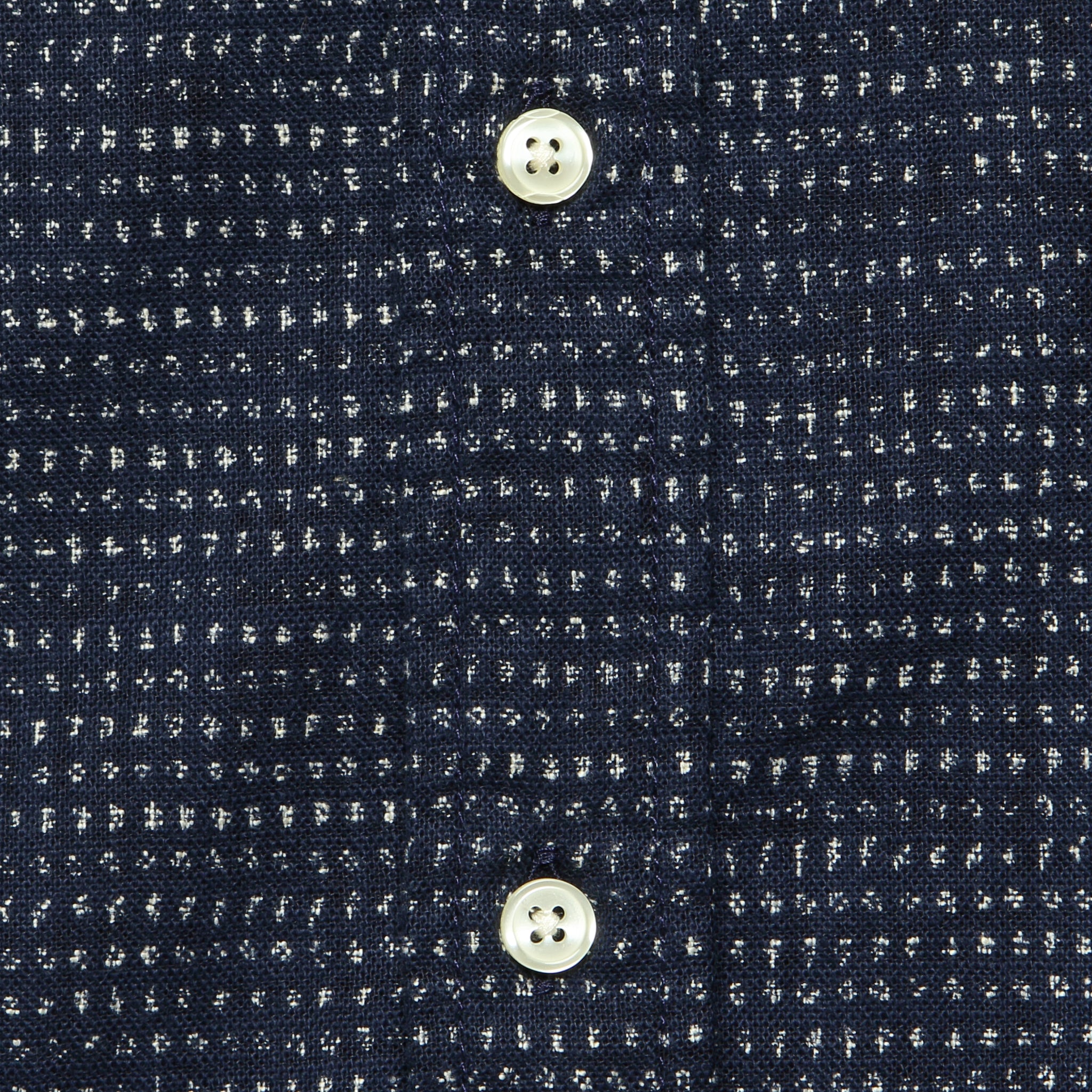 Japanese Dot Shirt - Blue/Cor Men - Corridor - STAG Provisions - Tops - L/S Woven - Other Pattern