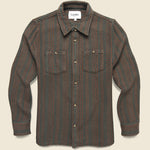 Sawtooth Shirt - Green - Corridor - STAG Provisions - Tops - L/S Woven - Other Pattern