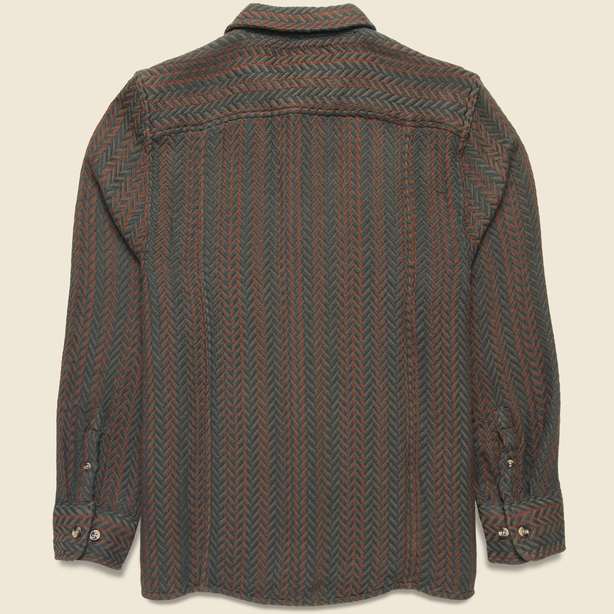 
                          Sawtooth Shirt - Green - Corridor - STAG Provisions - Tops - L/S Woven - Other Pattern
                        