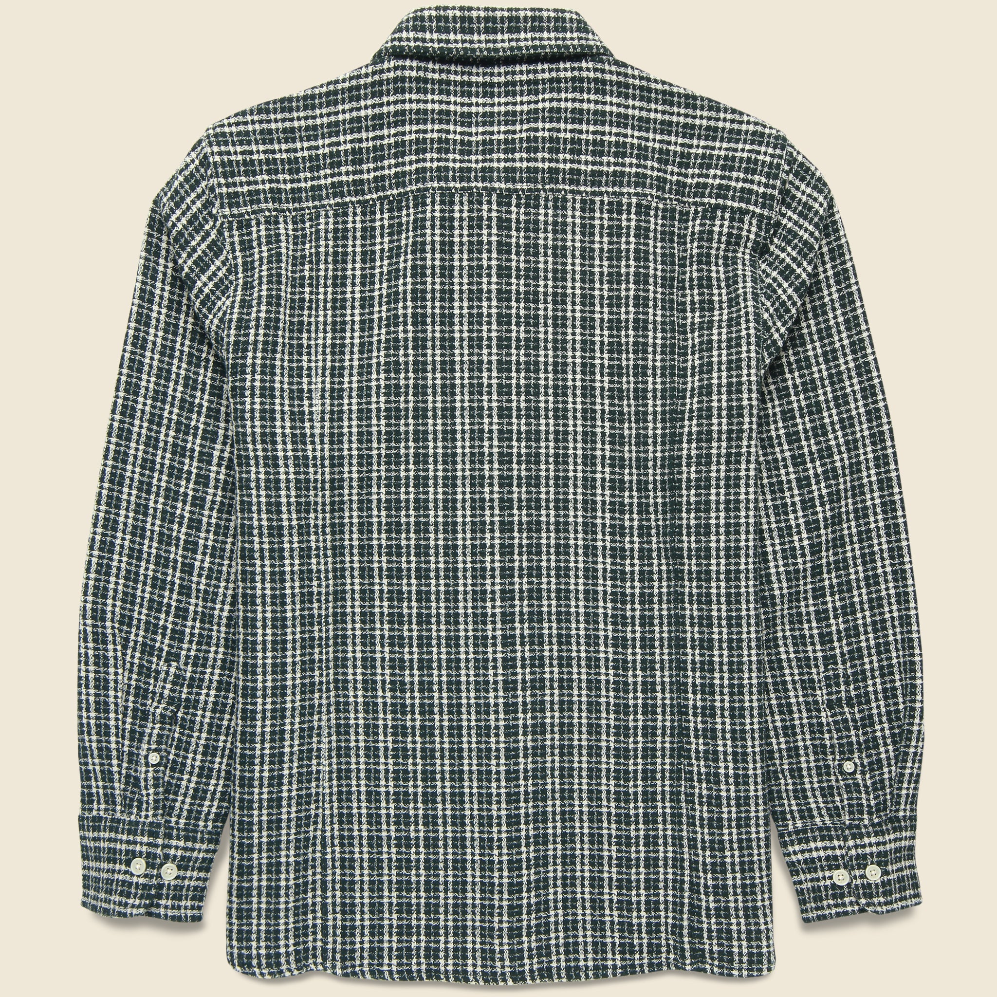 
                          Reverse Tweed Snow Check Shirt - Green - Corridor - STAG Provisions - Tops - L/S Woven - Plaid
                        