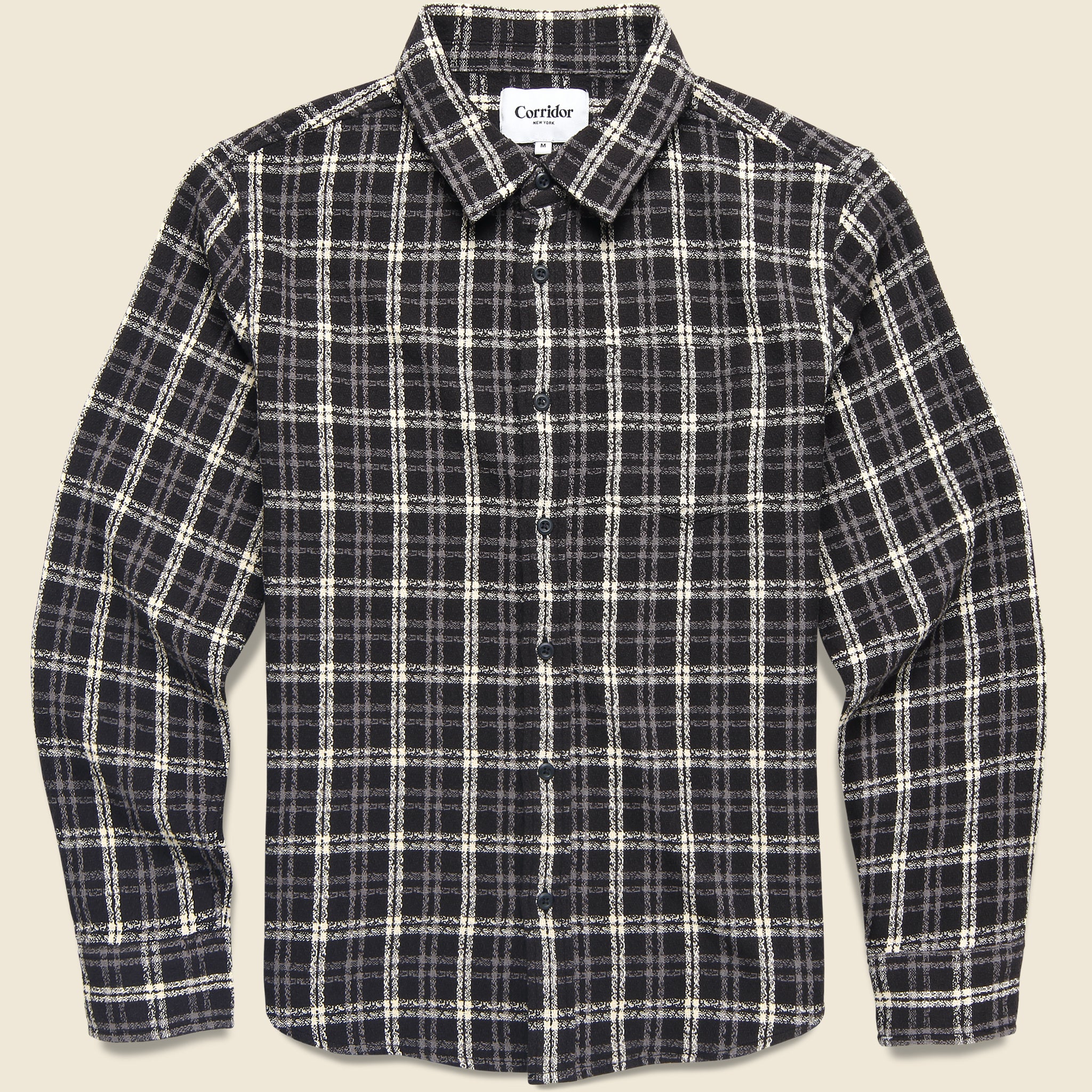 Spacerock Shirt - Black - Corridor - STAG Provisions - Tops - L/S Woven - Plaid