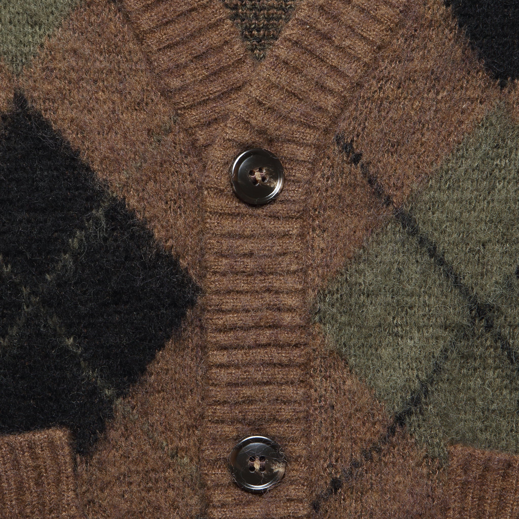 
                          Argyle Cardigan - Brown
                        