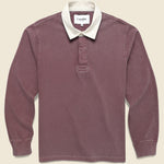 Rugby Shirt - Wine - Corridor - STAG Provisions - Tops - L/S Knit