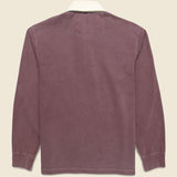 Rugby Shirt - Wine - Corridor - STAG Provisions - Tops - L/S Knit