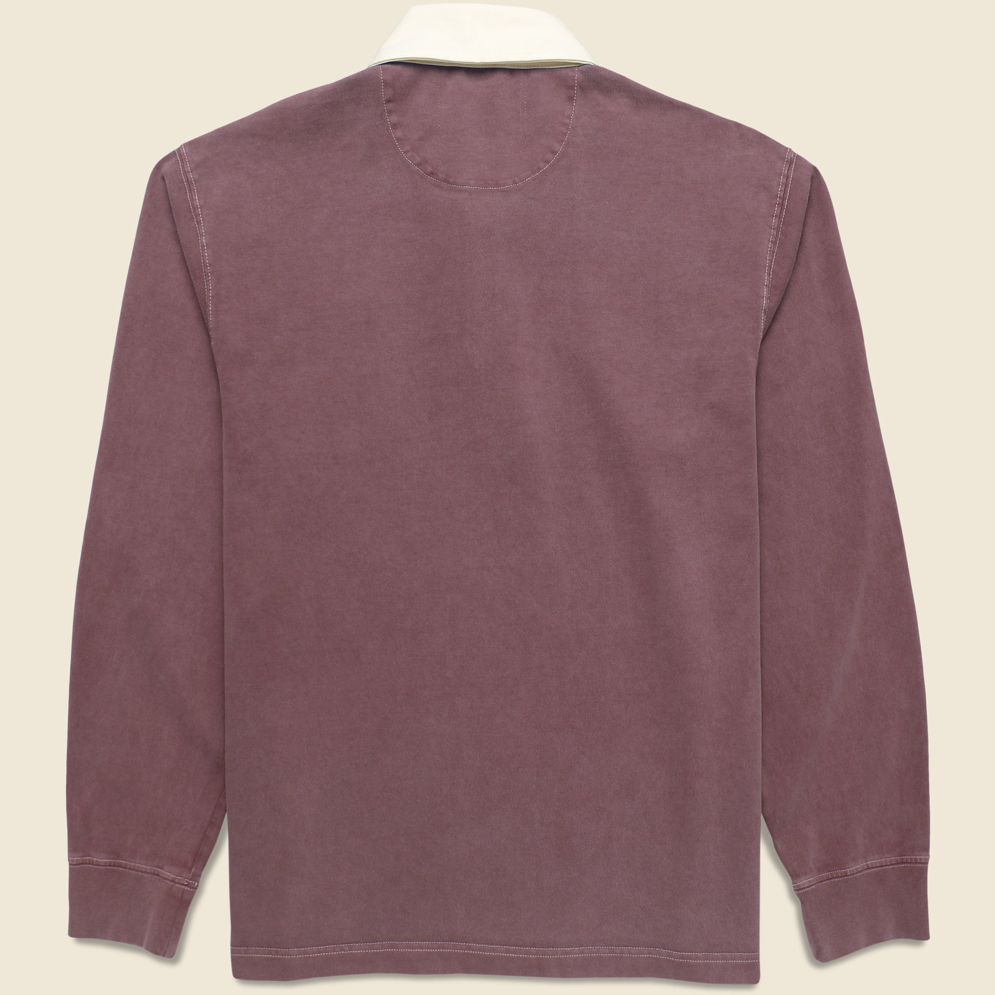 Rugby Shirt - Wine - Corridor - STAG Provisions - Tops - L/S Knit