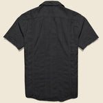 Striped Seersucker Shirt - Black - Corridor - STAG Provisions - Tops - S/S Woven - Seersucker