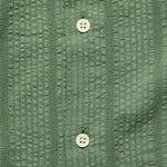 Striped Seersucker Shirt - Green - Corridor - STAG Provisions - Tops - S/S Woven - Seersucker